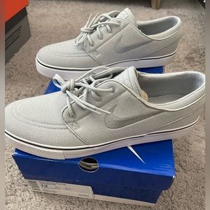 Nike SB  Zoom Stefan Janoski PR Metallic Silver Anthracite-White 482972-001